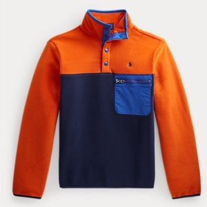 Polo Ralph Lauren Kids Color Blocked Fleece Pullover